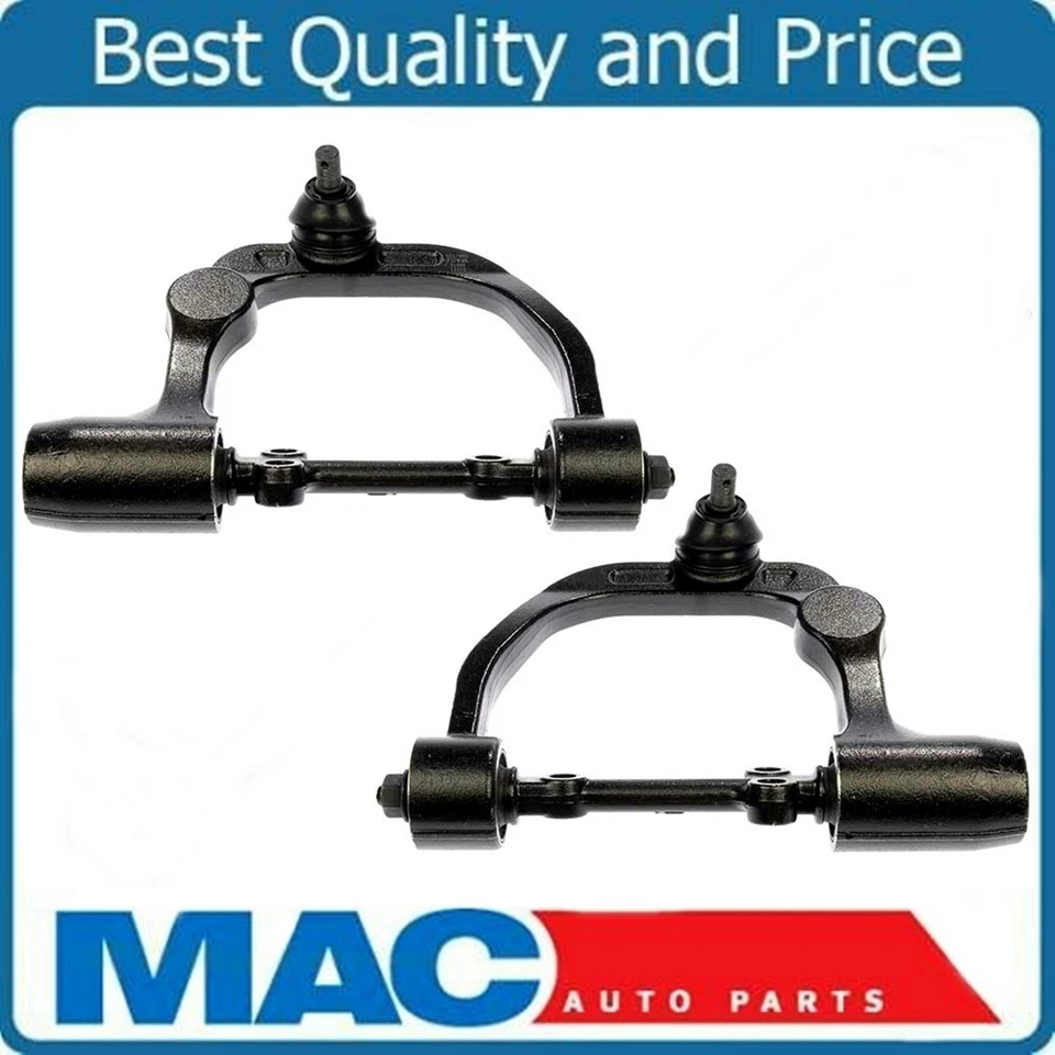 Front Upper Left Right Ball Joint Control Arm 2pc Set for 2002-2007 Nissan Urvan - Image 2 of 4