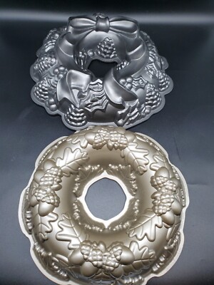 Nordic Ware Fall Harvest Bundt 10 Cups Wreath Bundt Cake Pan