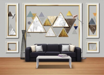 3D Graphic Background K16519 Wallpaper Mural Self-adhesive Removable Sticker Kay