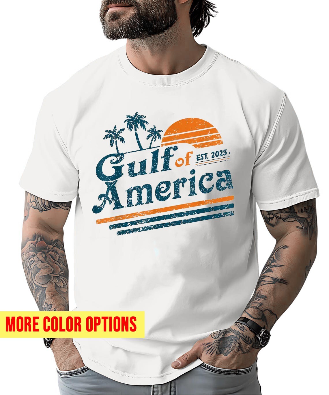 Gulf of America 2025 Vintage Short Sleeve Tee