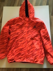 corta vento da adidas laranja