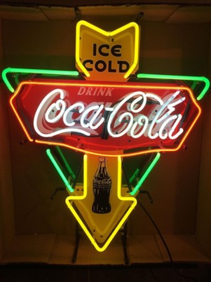 Drink Coca Cola Ice Cold Coke Bar 24''x24'' Neon Light Sign Lamp HD Vivid Printing