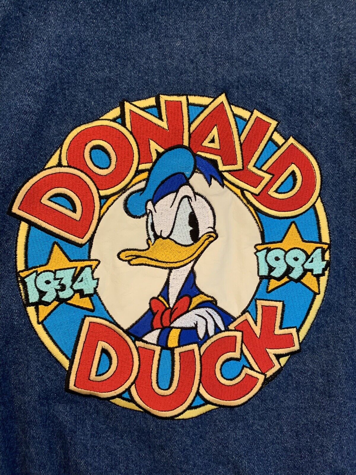 Donald Duck Walt Disney Studio Editions Denim Lea… - image 5