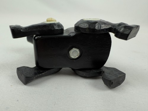 Vintage Fisher Price Little People cane nero macchie bianche, coda e orecchie, vite esagonale - Foto 9 di 9