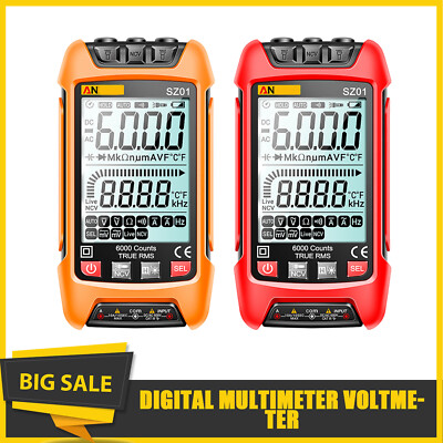 Digital Voltmeter Multimeter Resistance-Capacitance Temp Transistor Tester Meter