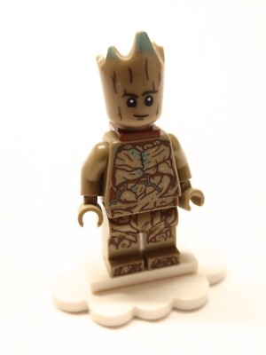 NEW LEGO Groot Guardians of the Galaxy Marvel Super Hero 76231 Minifigure +Stand