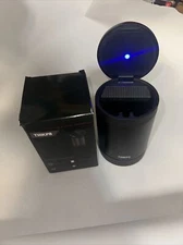 NEW THIKPO A6 PORTABLE CAR/VEHICLE CUPHOLDER ASHTRAY W/ LID AND LED LIGHT