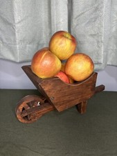 Decorative Wooden Wheelbarrow