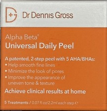 Dr. Dennis Gross Alpha Beta Universal Daily Peel 5 Treatments .07oz NIB