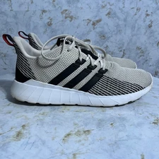 Adidas Questar Flow Men's Size 13 Running Shoes White Black Athletic  Sneakers