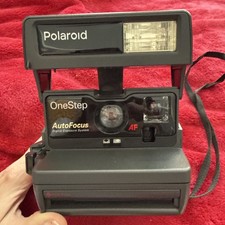 Vintage Original Polaroid OneStep 600 Instant Film Camera TESTED  WORKING