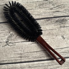 Stanley Clothes Lint Brush Upholstery 10 Inch Black Brown Handle