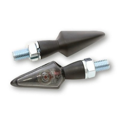 LED Blinker Highsider Pro Stream, Schwarz, Getönt, E-geprüft