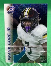 2024 Leaf Pro Set Metal Retro Mojo Blue #RB-40 Frank Gore Jr. # 1/7