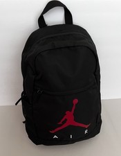 NWT Nike Jordan Kids Black Backpack With Red Logo Pencil Case 9A0503 023