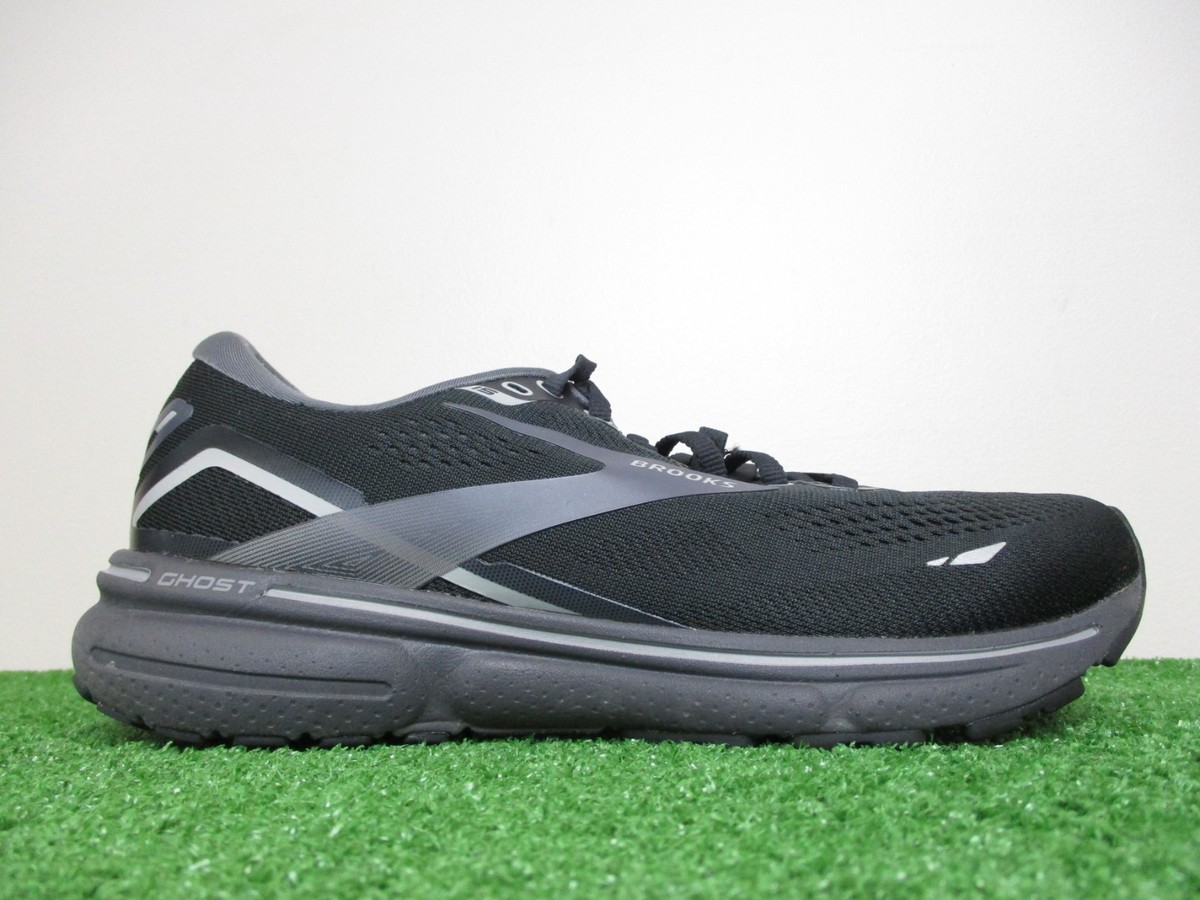 Brooks Ghost 15 GTX Shoes Mens 9 Black Pearl Alloy Goretex
