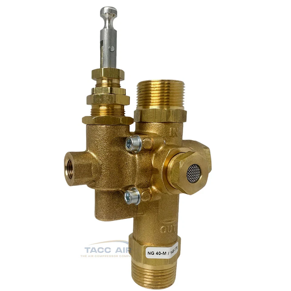 Combo de válvula de retención de compresor de aire de entrada/salida de 3/4" 145 - 175 PSI Foto 2 de 4