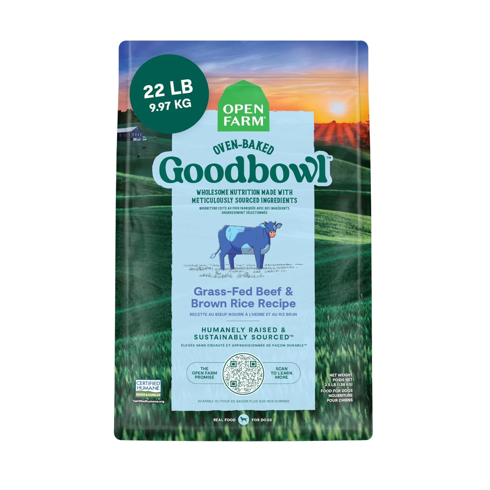 Open Farm Goodbowl Oven Baked Dry Dog Kibble 22 Pound Nutritious Meal