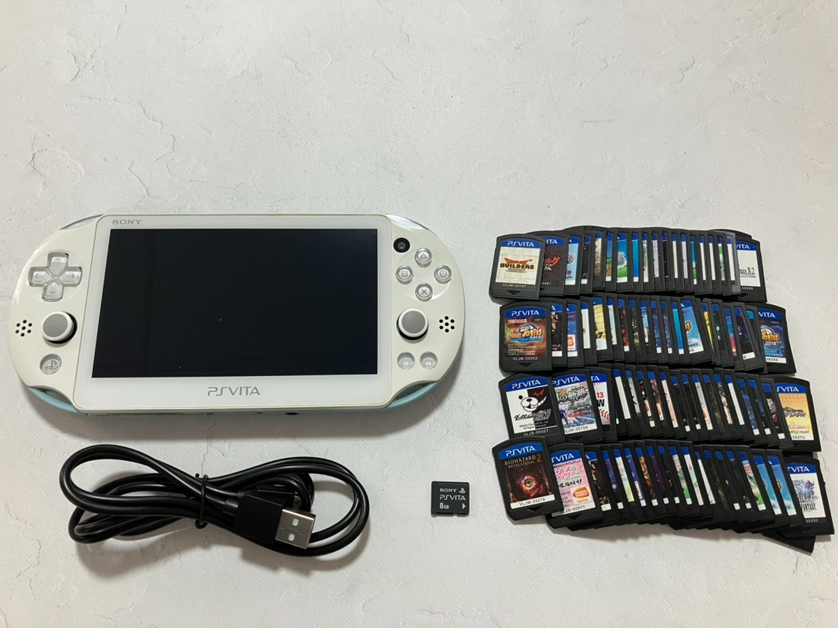 Sony PS Vita PCH-2000 Console with charger / Memory card random 2