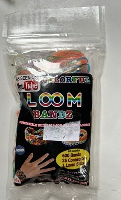 Colorful Loom Rubber Bands 1800 Piece 3 Kits w Rainbow Colors (600 of Each)...