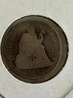 1869-S Seated Liberty Dime