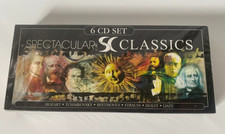 Musicbank Ltd Spectacular Classics 6 CD Set Beethoven Holst Liszt Mozart BNIB