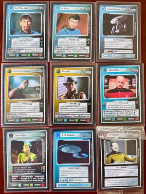 #ad NEW MINT STAR TREK CCG ALL ULTRA RARE Single CARDS DATA PICARD SPOCK ENTERPRISE $99.95