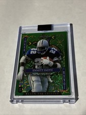 Emmitt Smith 1/1 Wild Card Joker ! 5 Card Draw Black Tie