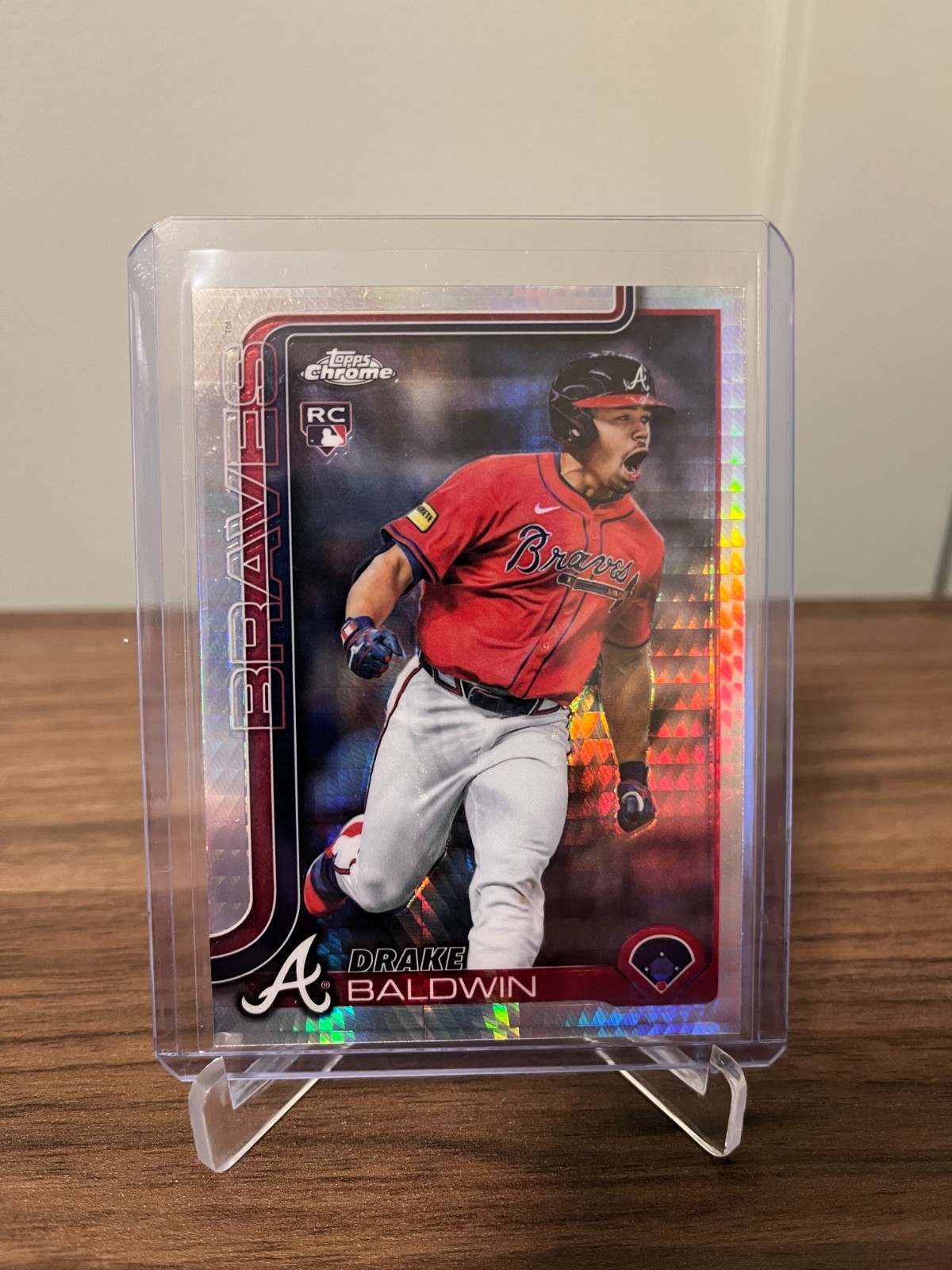 2025 Topps Chrome Update Drake Baldwin Prism Refractor Rookie #USC96 RC Braves