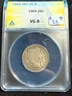 1904 BARBER QUARTER ANACS VG 8 400