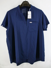 Figs Scrubs Navy Blue Kitale Maternity 2.0 Technical Collection Top 2XL NWT