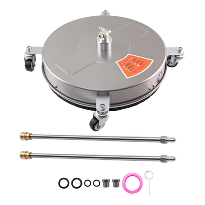 #ad 19 Inch Surface Cleaner 4200PSI for Pressure Washer Stainless Steel 2 Wands $98.60