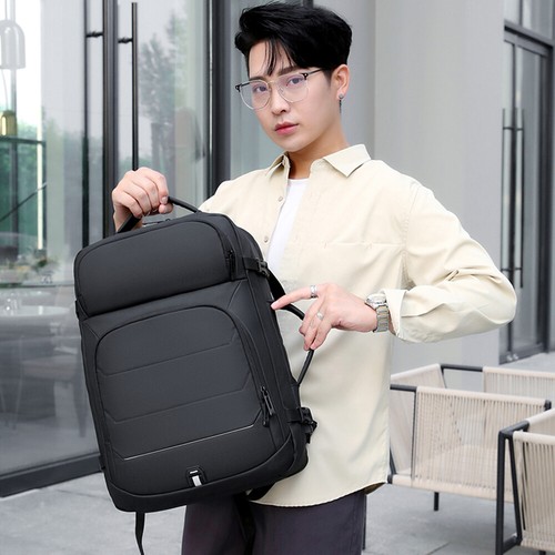18 Inch 50L Large Rucksack, Expandable Laptop Backpack USB Port Travel School