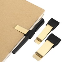 2 Stifthalter FüR Notebook, Messing-Wachs Retro, Schwarz/Messing
