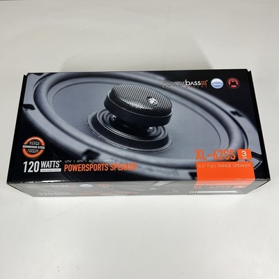 PowerBass XL-62SS 6.5'' Full Range Marine UTV ATV 120W Coaxial Speakers Pair NEW