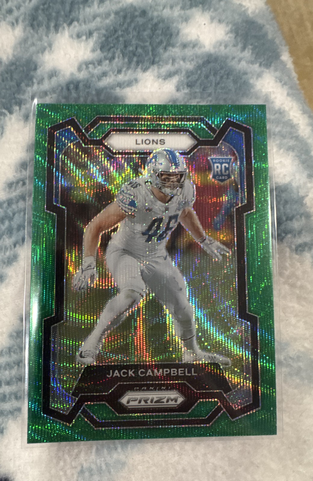 2023 Panini Prizm - Rookies Jack Campbell #330 Green Wave Prizm (RC)