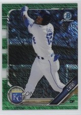 2019 Bowman Chrome Prospects Green Shimmer Refractor 38/99 Khalil Lee 7eo
