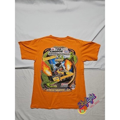 Anvil Men Orange 2012 Nhra Gatornationals 43rd Annual Drag Racing T Shirt Sz M