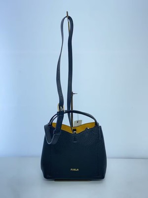 FURLA PRIMULA Mini Shoulder Bag Shoulder Bag Leather BLK Plain WB00780