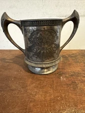 Vintage Middletown Plate Co. Mug With 2 Handles. Branded Intricate Design