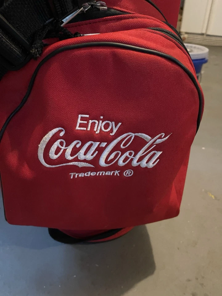 Bolsa de golf Ron Miller vintage Coca-Cola roja Foto 2 de 4
