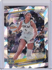 2025 Panini Prizm WNBA #92 Angel Reese Cracked Ice Refractor