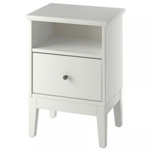 (2) Brand New IKEA IDANAS White Nightstands (18 ½x15 ¾ ") 904.588.10 PAIR