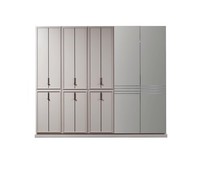 Grauer Schlafzimmer Kleiderschrank Luxus SchräNke Holzschrank MöBel Schrank