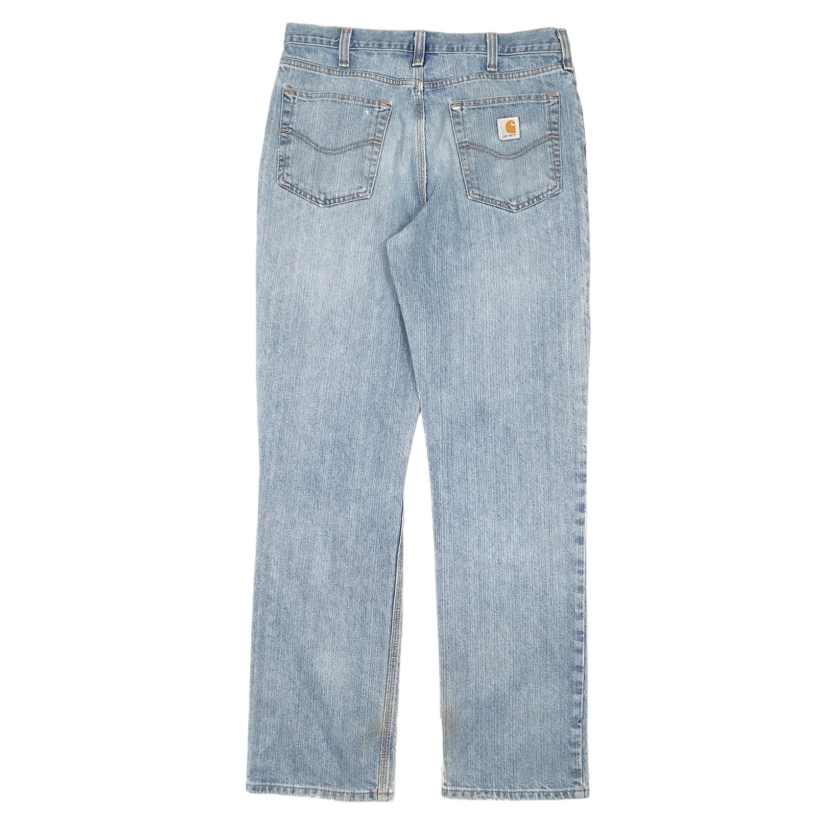 CARHARTT Casual Jeans Regular Fit Blue Denim Trousers Mens Relaxed W34 L34 image 3
