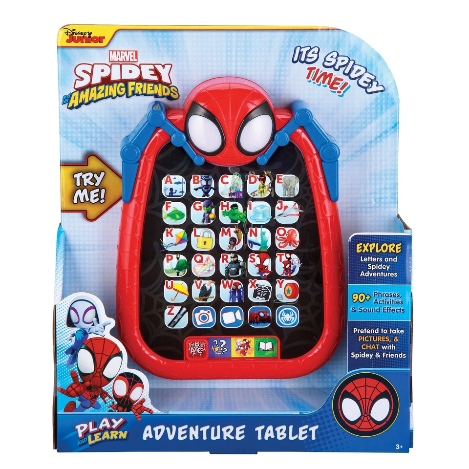 eKids Spidey and His Amazing Friends Toy Tablet for Toddlers - Image 4 of 4