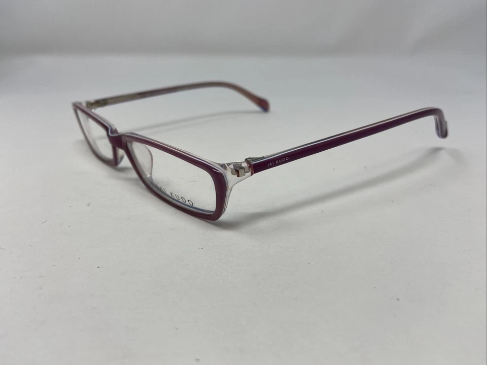 Monturas de gafas JAI KUDO 1706 P09 52-16-135 púrpura/cristal borde completo VC87 Foto 2 de 4