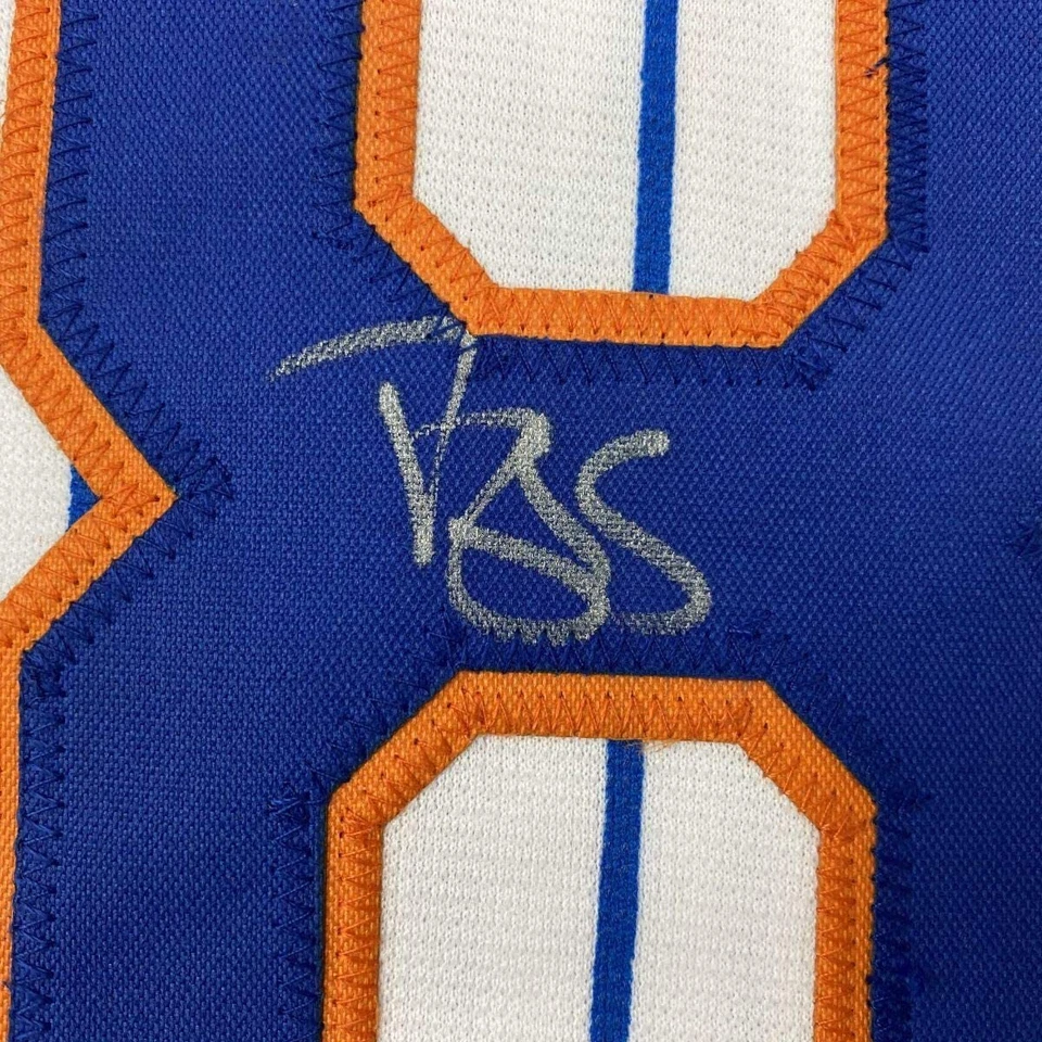 Autographed/Signed DARRYL STRAWBERRY New York Pinstripe Baseball Jersey PSA COA - Image 3 of 4