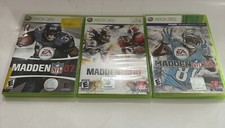 Lot Of 3 Xbox 360 Games Madden 07, 10 & 13 Tested Works Euc E27