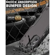 For Samsung Galaxy A25 5G Rugged Hybrid Armor Drop Protection Shockproof Case